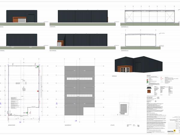 Nieuwbouw Loods "Van Schepen Siermetaal" te Dokkum